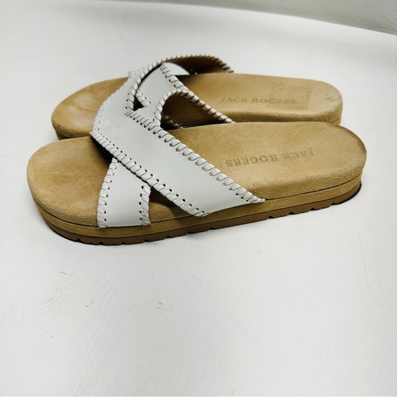 Jack Rogers Lexi Criss-Cross Sandals White size 9.5 - Picture 2 of 6